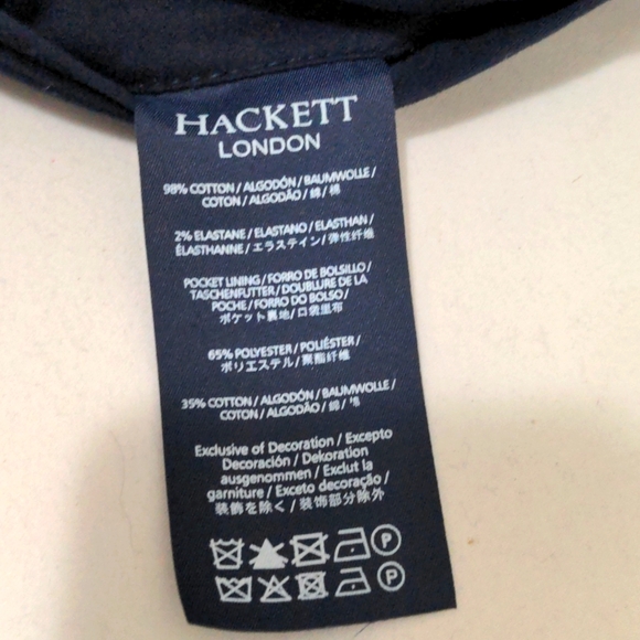 Hackett Navy Dress Pants 32" Waist - Picture 8 of 8